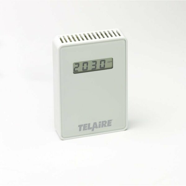 Telaire VENTOSTAT WALL MT TRANSMITTER W/DISPLAY, 1CH CO2, PASSIVE TEMP, CURRENT/VOLTAGE, 0-2K PPM T8100-D